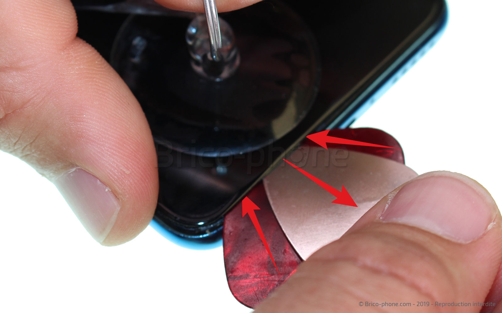 Changement de bloc écran (vitre + LCD) sur P30 Lite photo 3