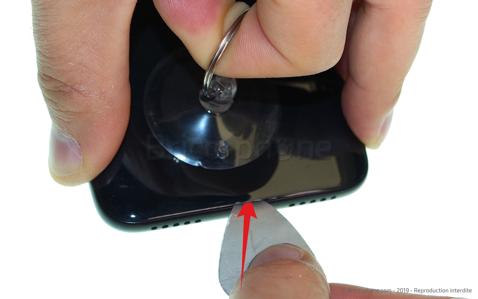 Changement de vitre arrière sur Redmi 7 photo 2