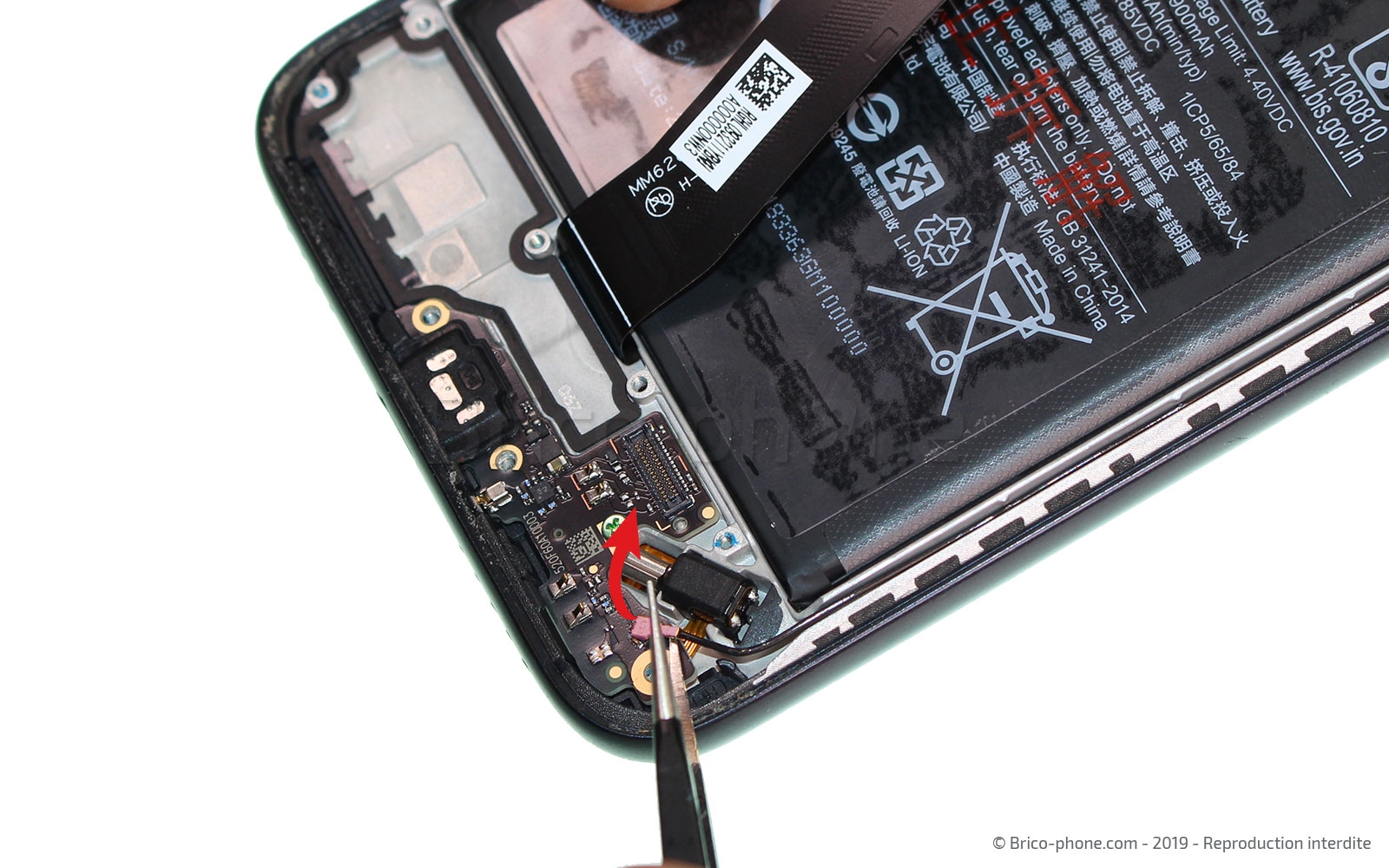 Changement du connecteur de charge sur Redmi 7 photo 3