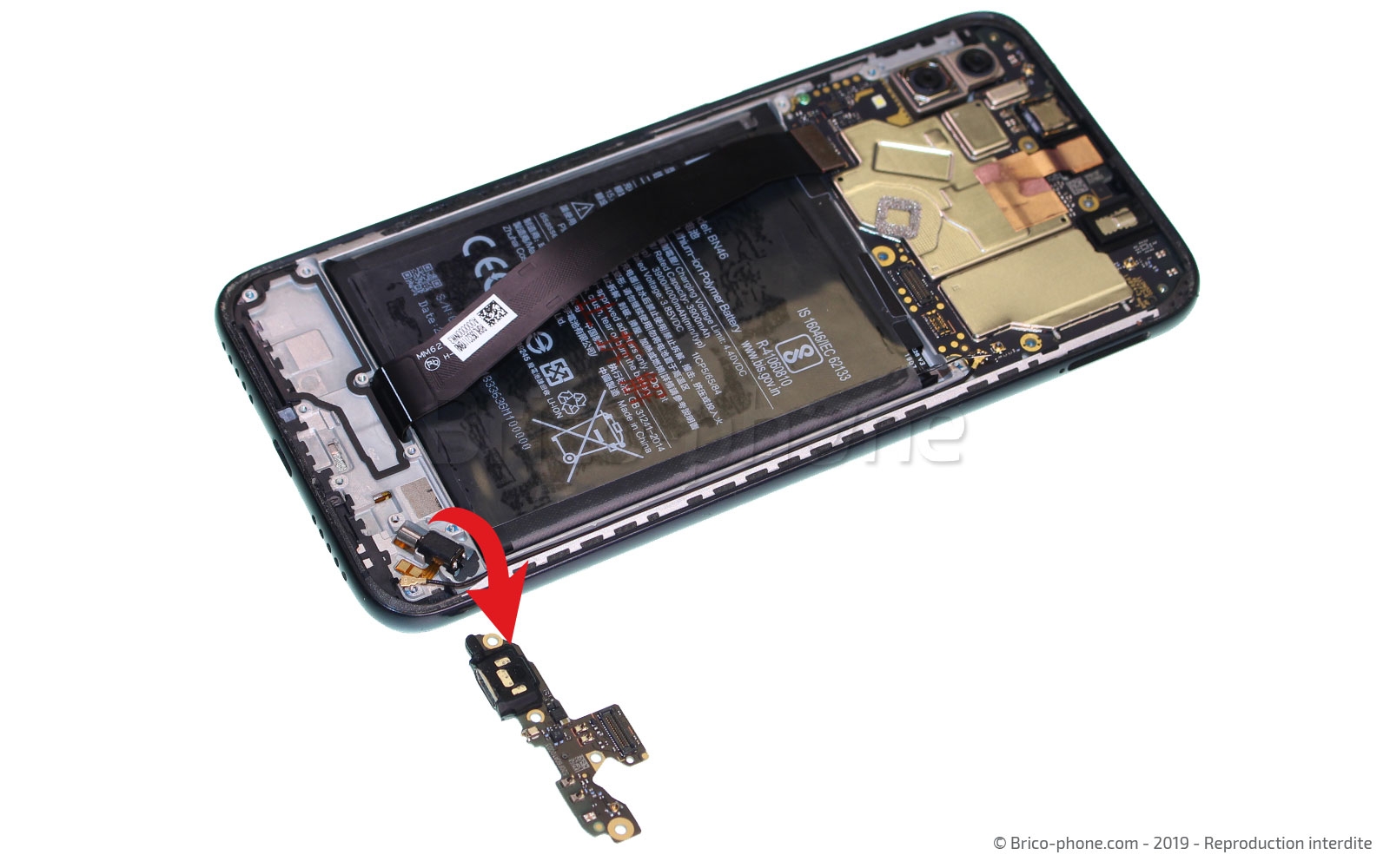 Changement du connecteur de charge sur Redmi 7 photo 3