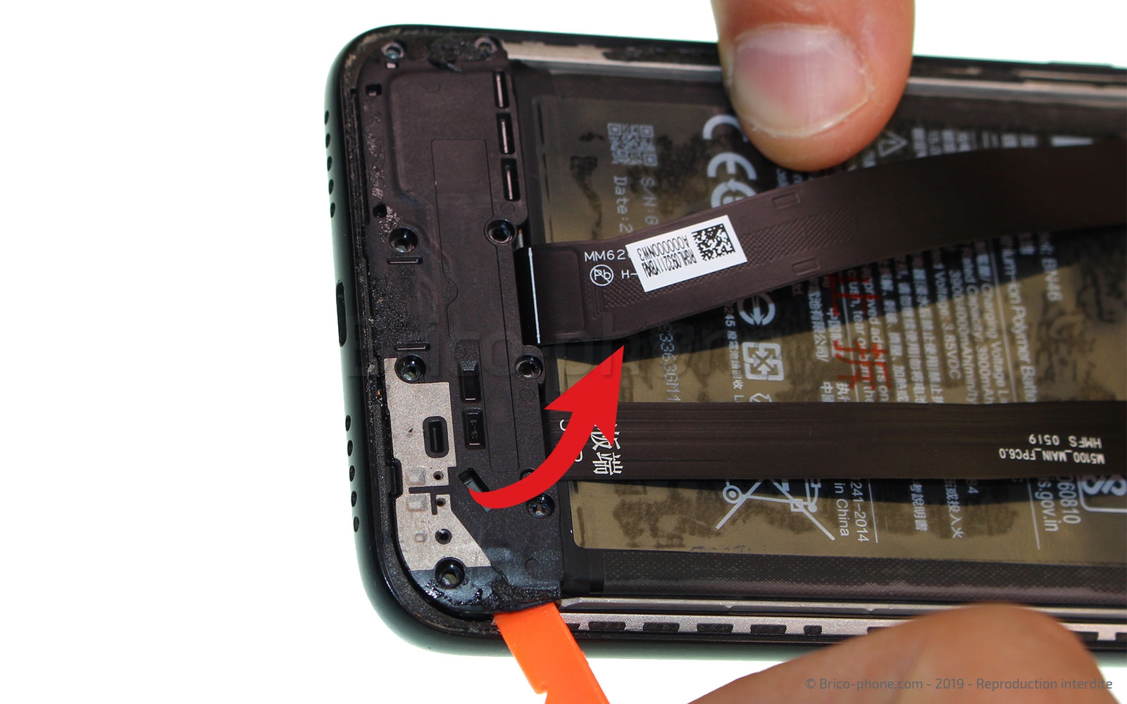 Changement d'écran (vitre + LCD)  sur Redmi 7 photo 2