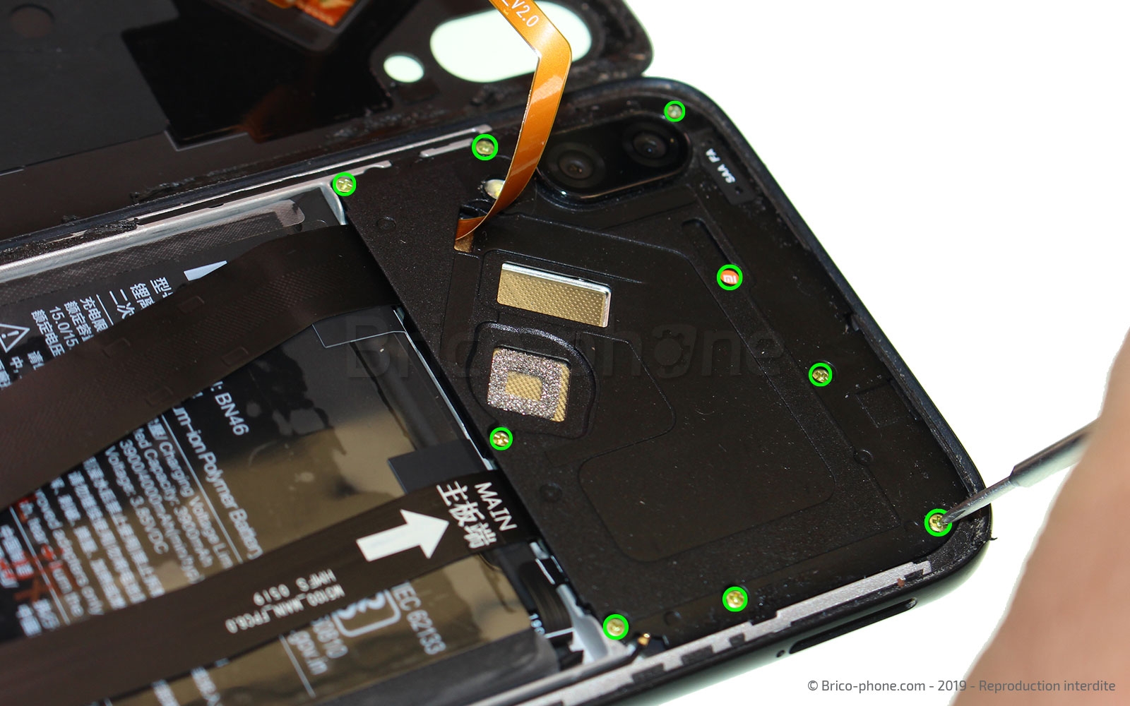 Changement d'écran (vitre + LCD)  sur Redmi 7 photo 1