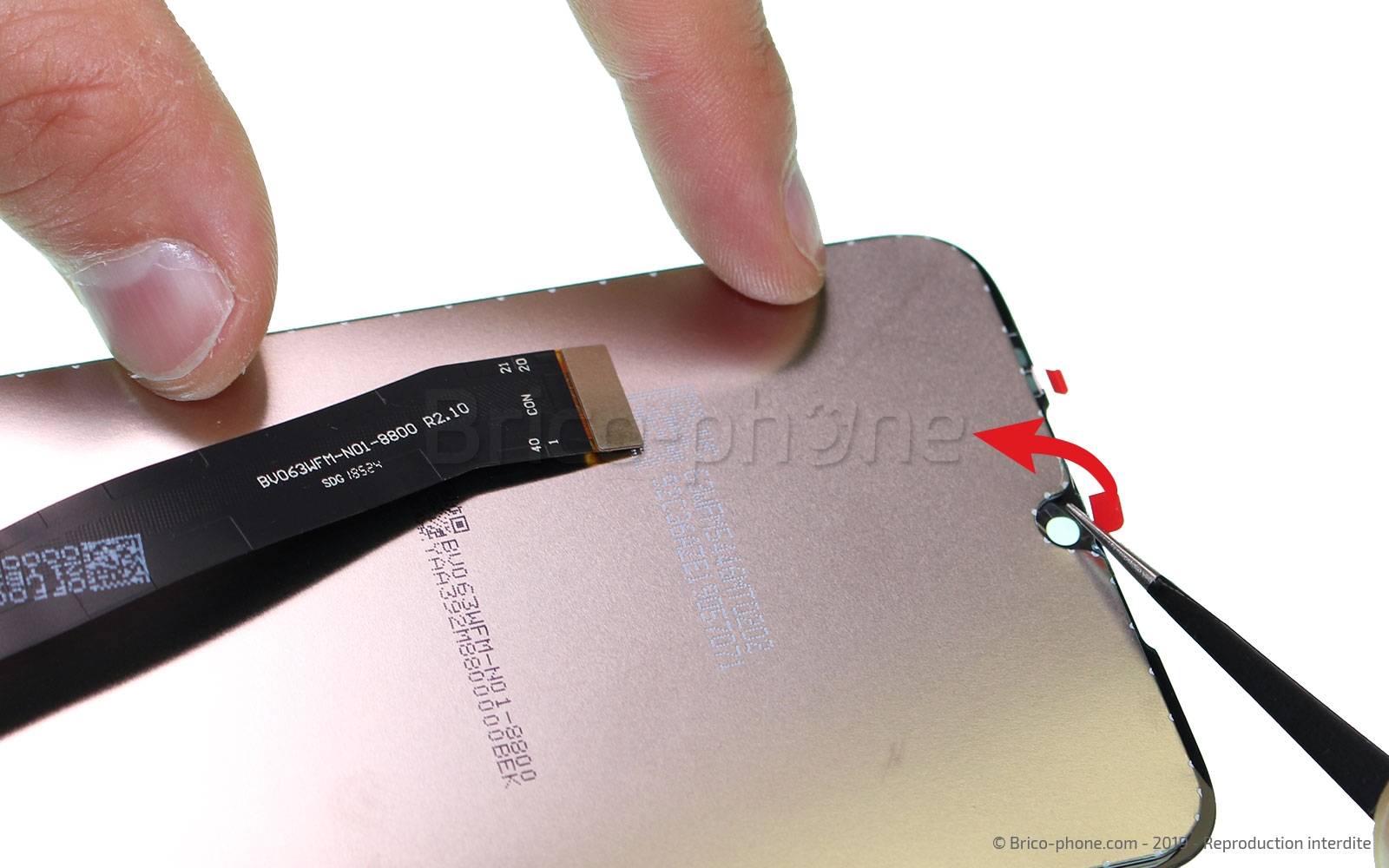 Changement d'écran (vitre + LCD)  sur Redmi 7 photo 2