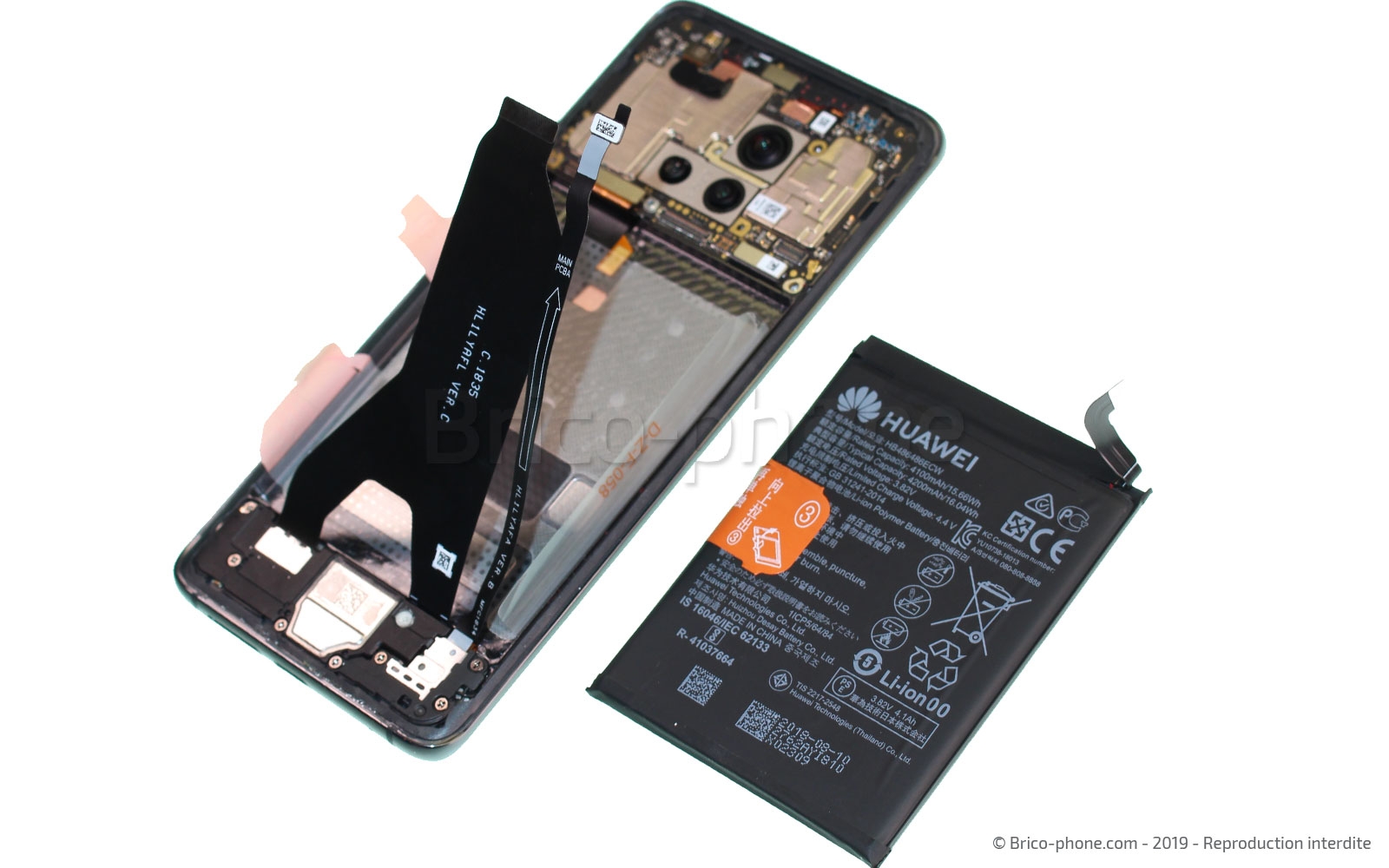 Changement de batterie sur Mate 20 Pro photo 4