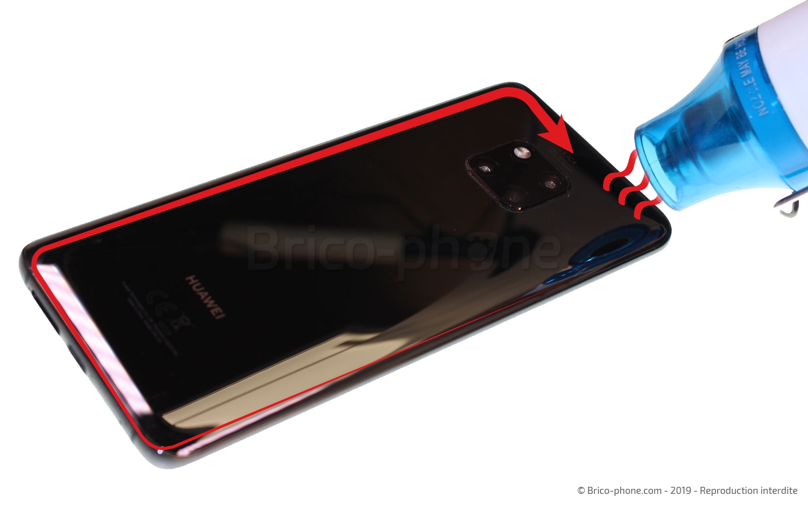 Changement d'écran (vitre+LCD) sur Mate 20 Pro photo 2