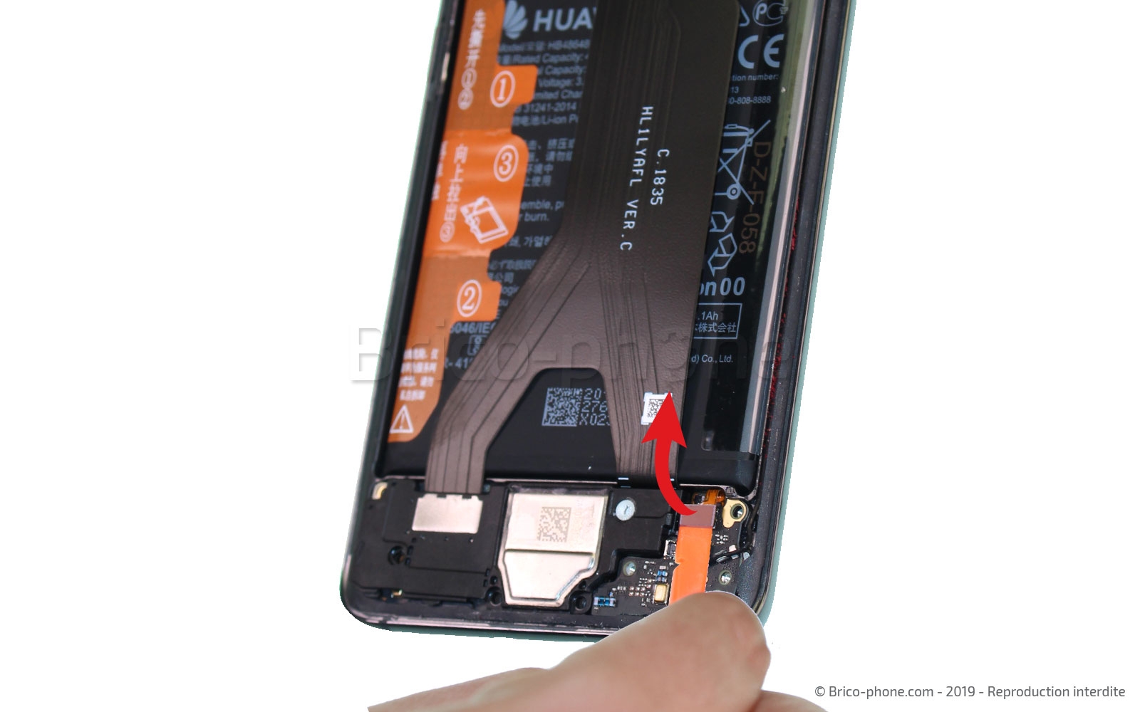 Changement de connecteur de charge sur Mate 20 Pro photo 3