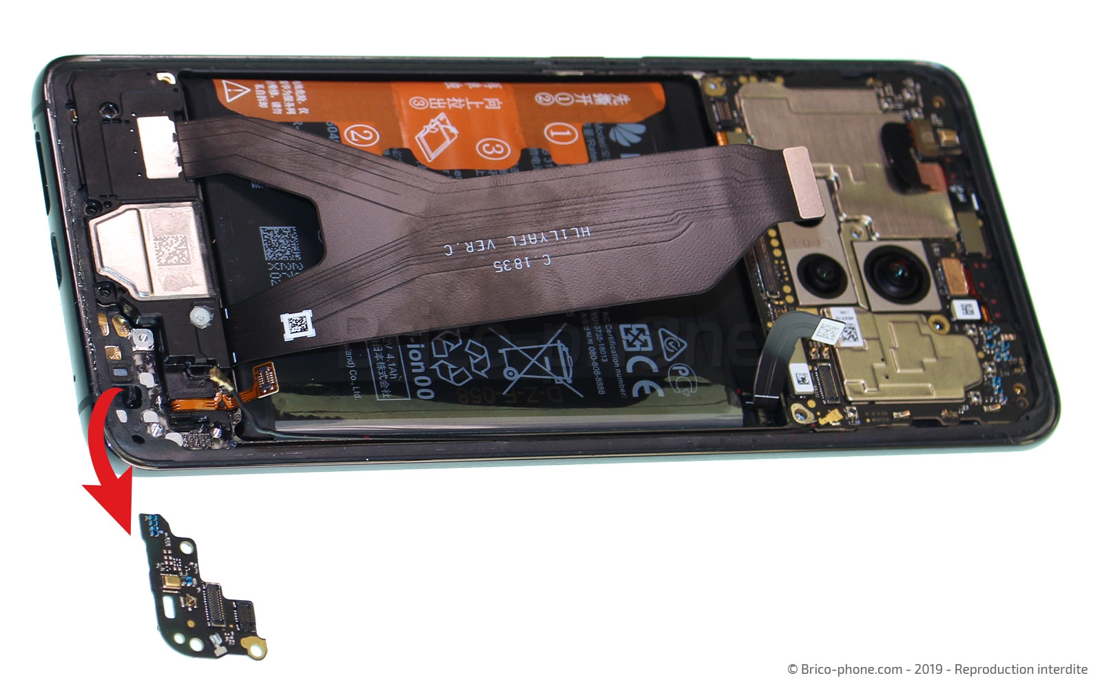 Changement de connecteur de charge sur Mate 20 Pro photo 2