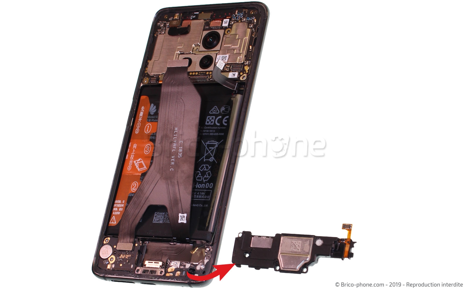 Changement de connecteur de charge sur Mate 20 Pro photo 3