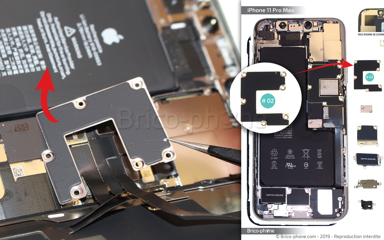 Remplacer la batterie  sur iPhone 11 Pro Max photo 2