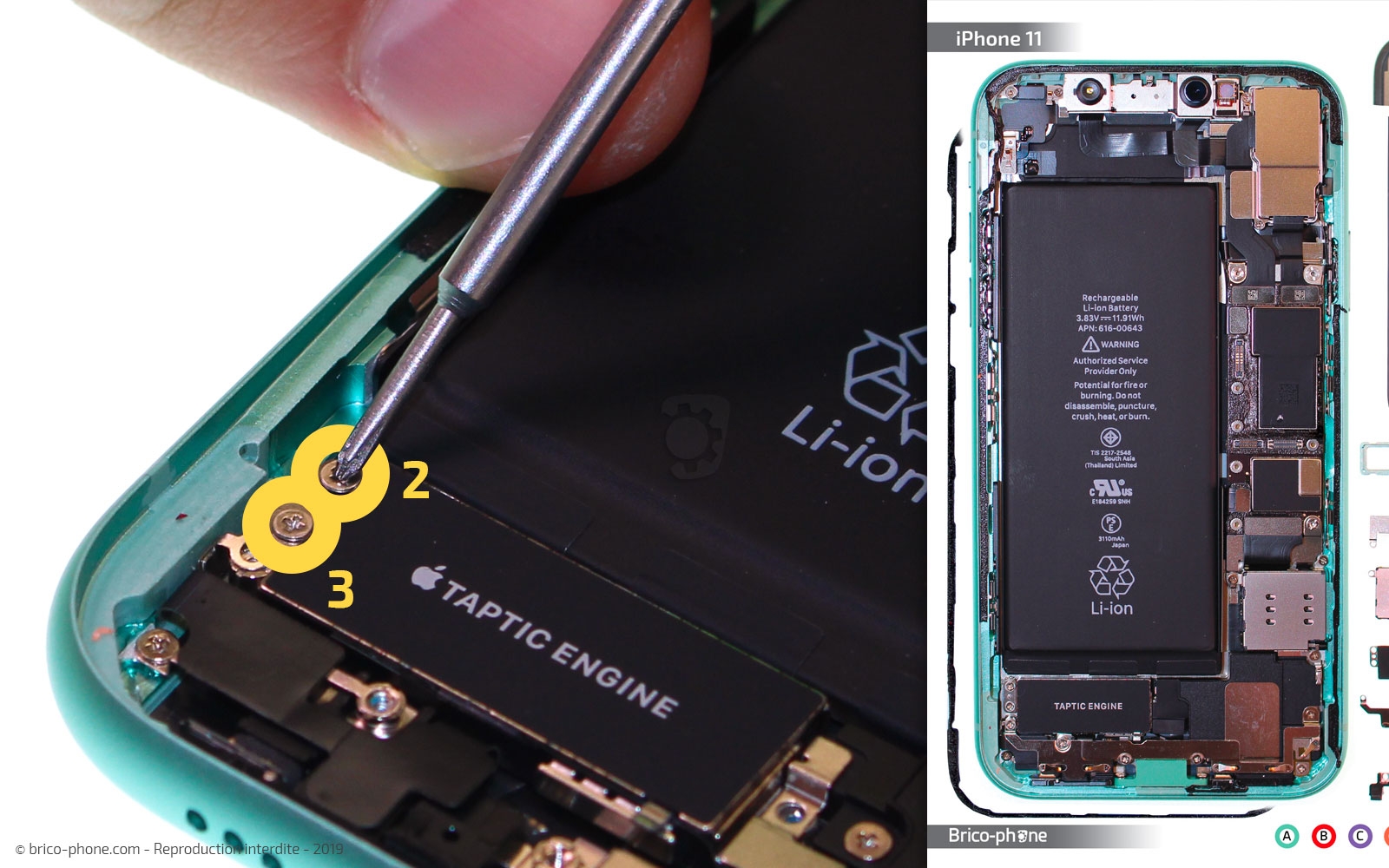 Changement de batterie sur iPhone 11 photo 1