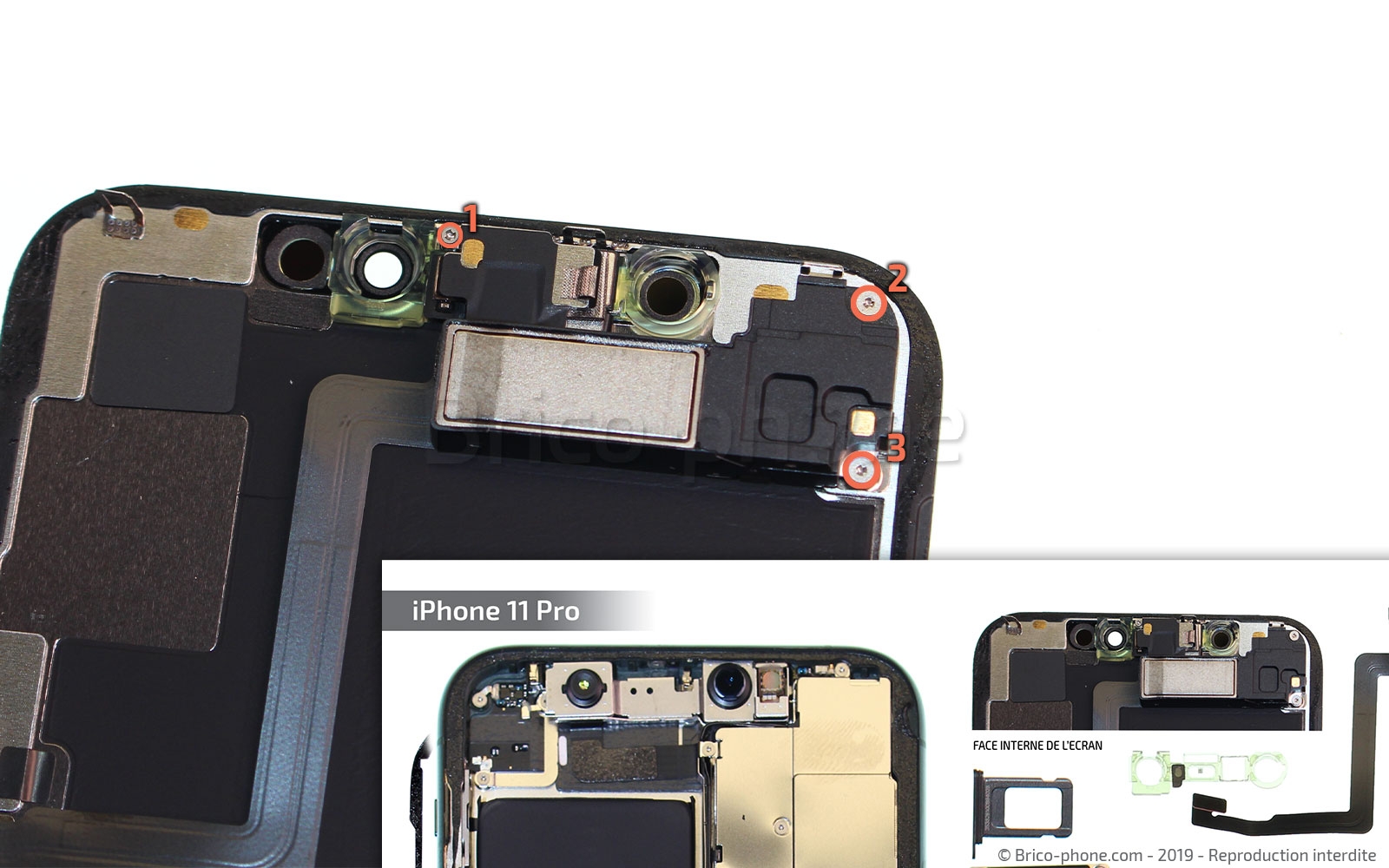 Remplacement de l'écran (vitre+ OLED) sur iPhone 11 Pro photo 1