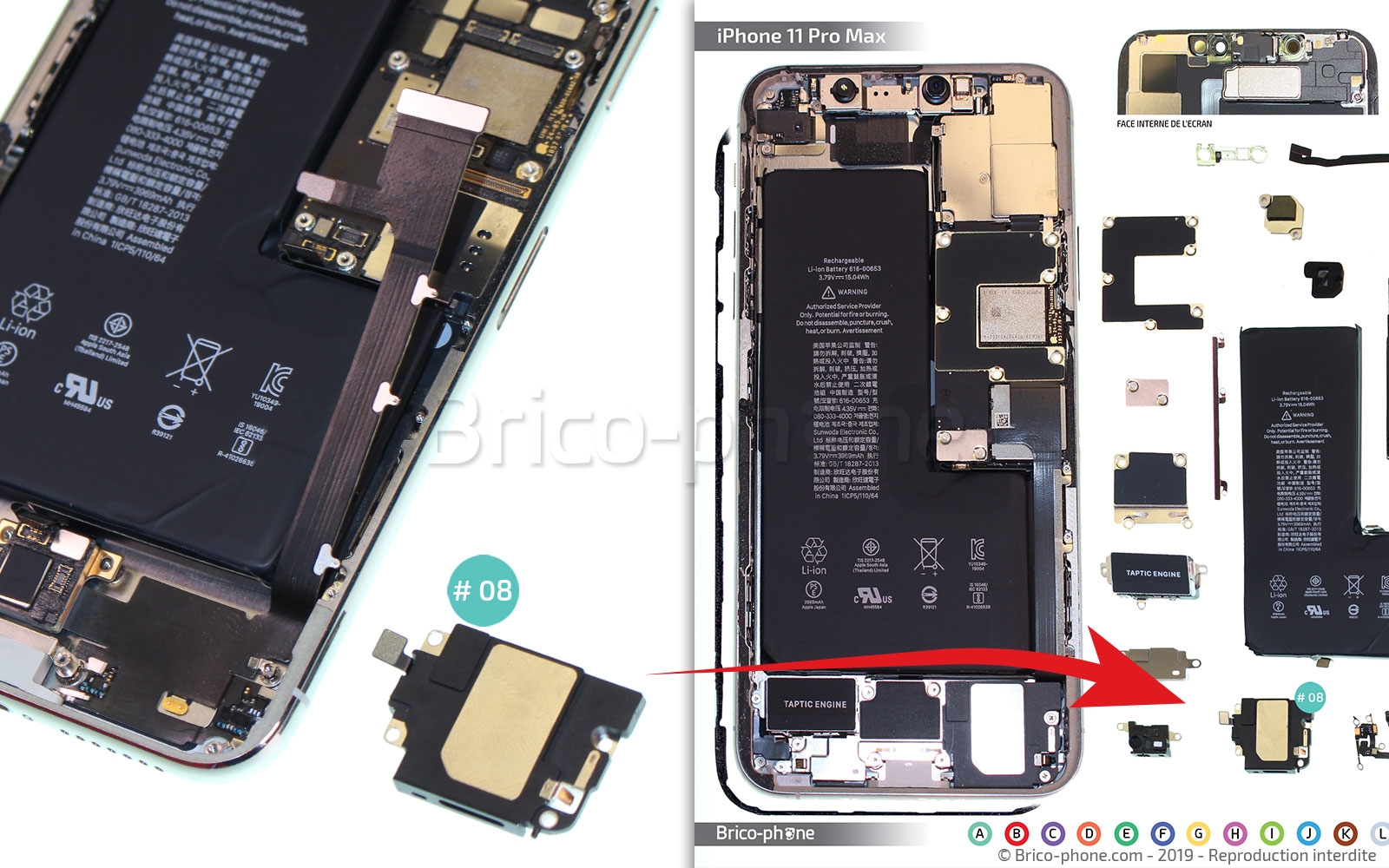 Remplacer le connecteur de charge  sur iPhone 11 Pro Max photo 3