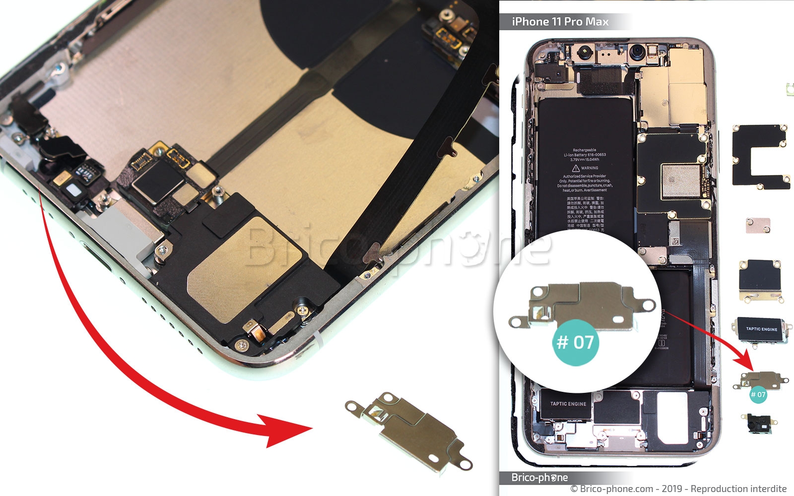 Démontage complet  sur iPhone 11 Pro Max photo 3