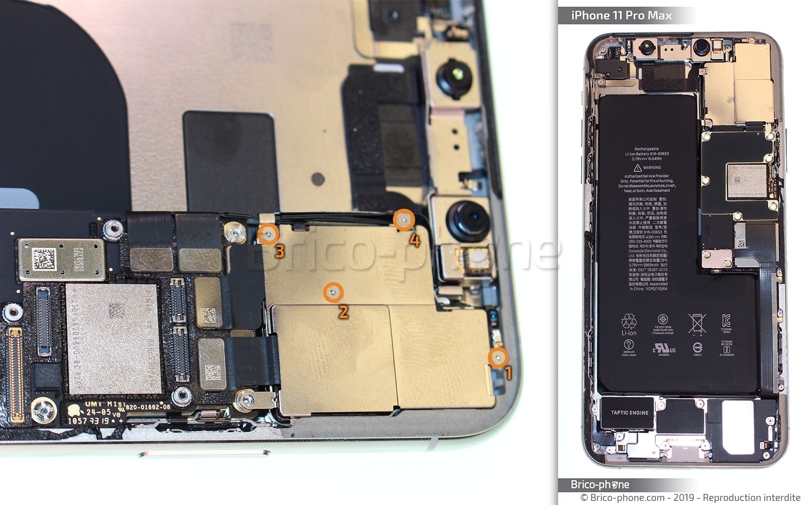 Démontage complet  sur iPhone 11 Pro Max photo 1