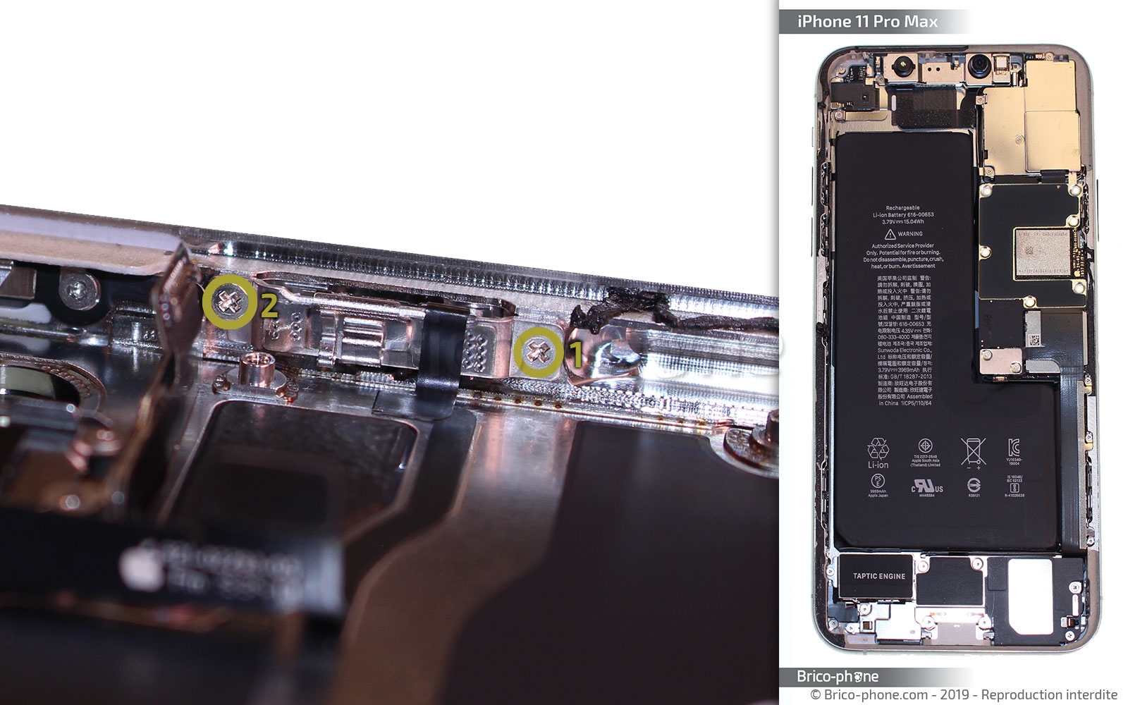 Démontage complet  sur iPhone 11 Pro Max photo 1