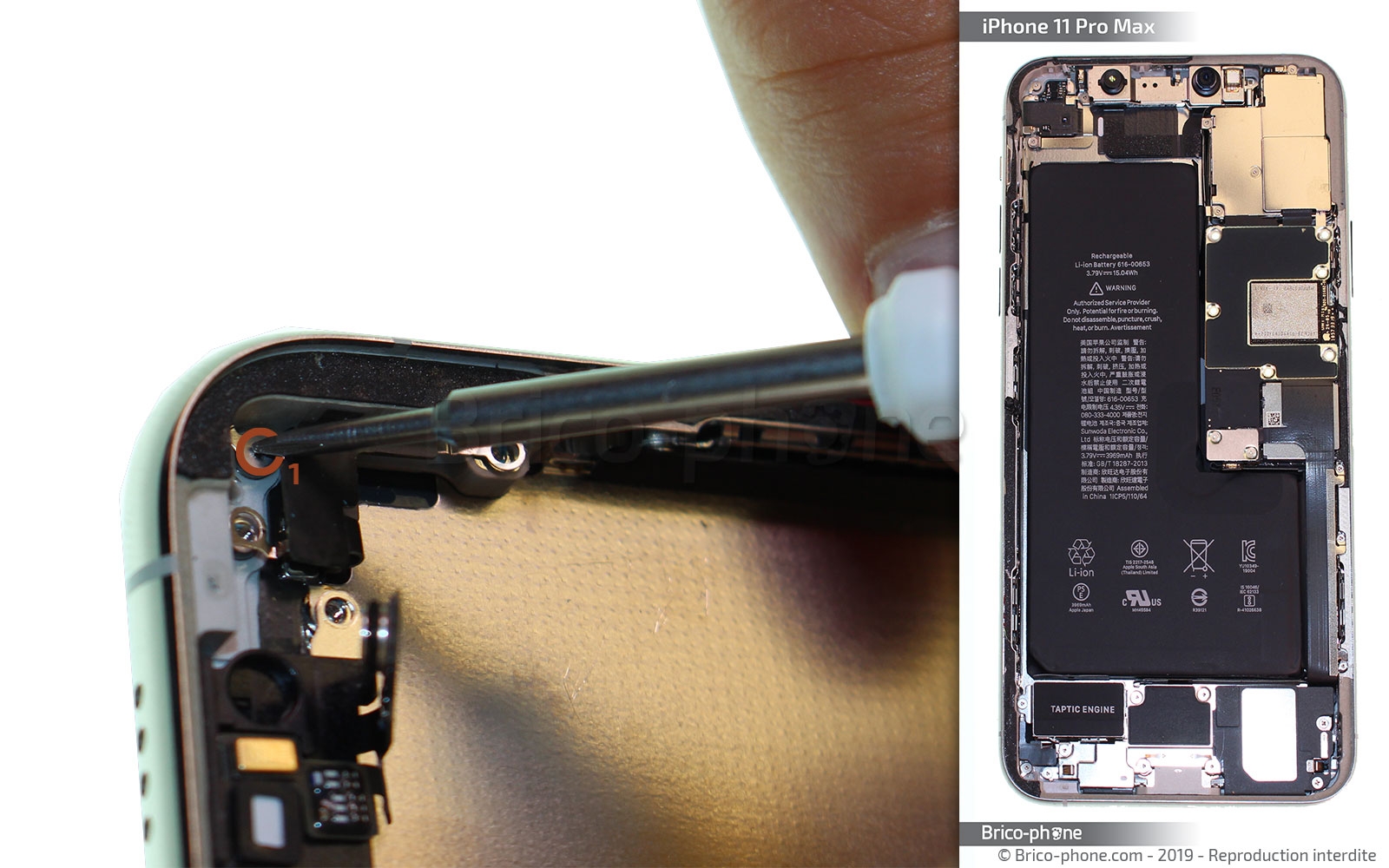 Démontage complet  sur iPhone 11 Pro Max photo 1
