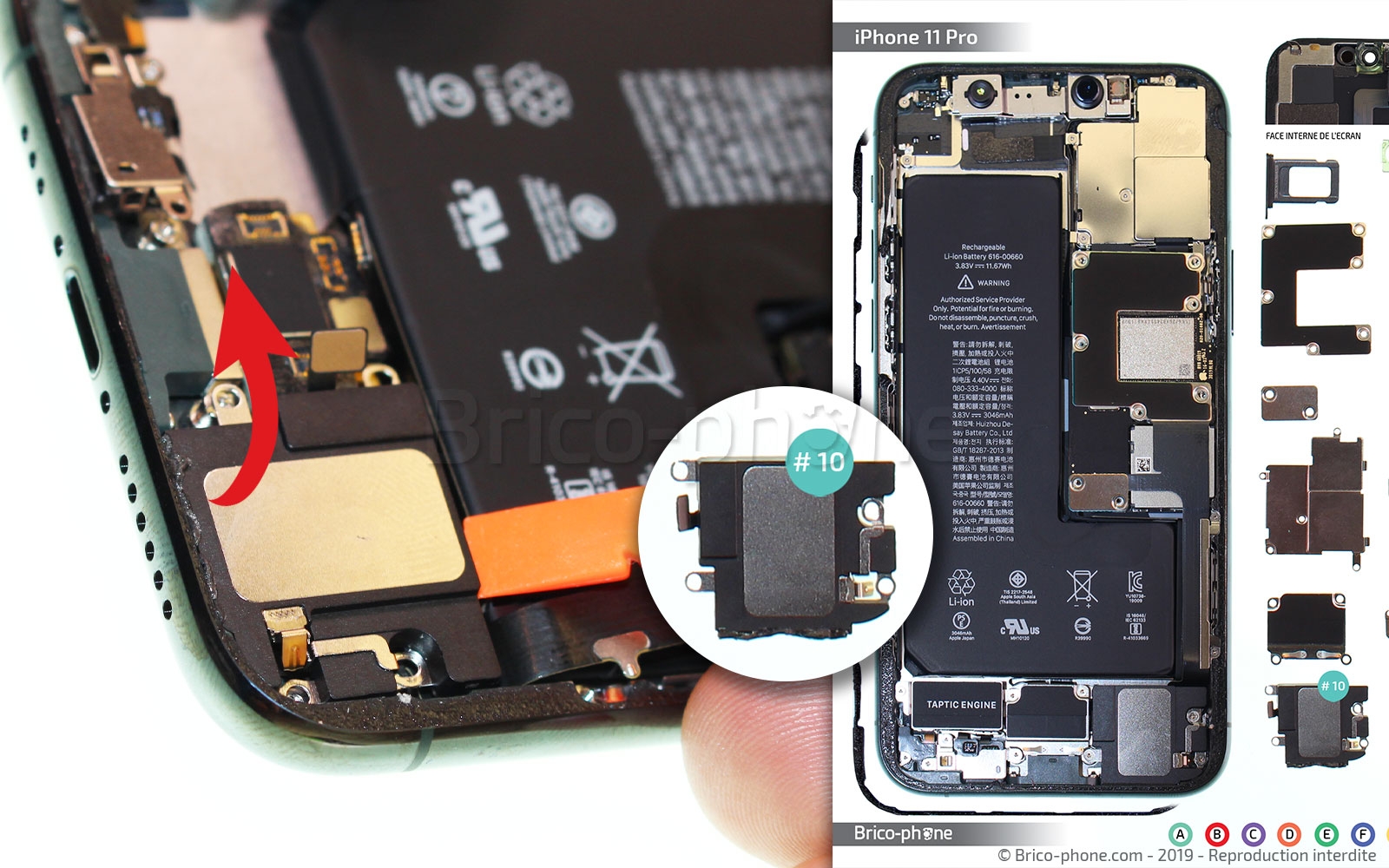 Changement du connecteur de charge sur iPhone 11 Pro photo 4