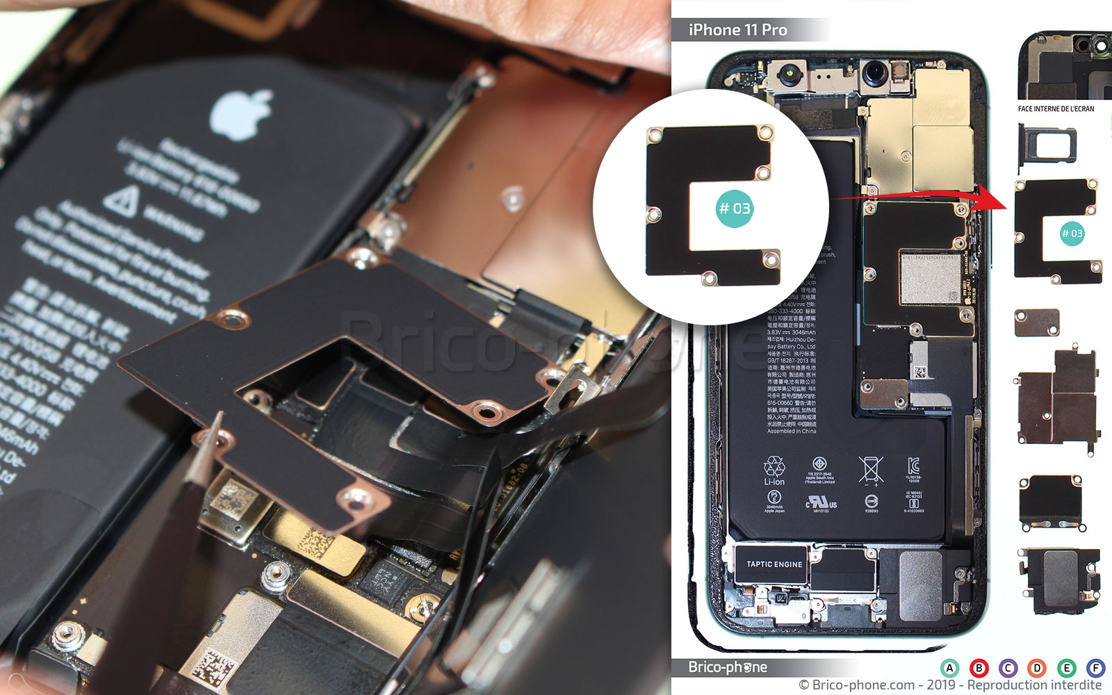 Changement du connecteur de charge sur iPhone 11 Pro photo 2