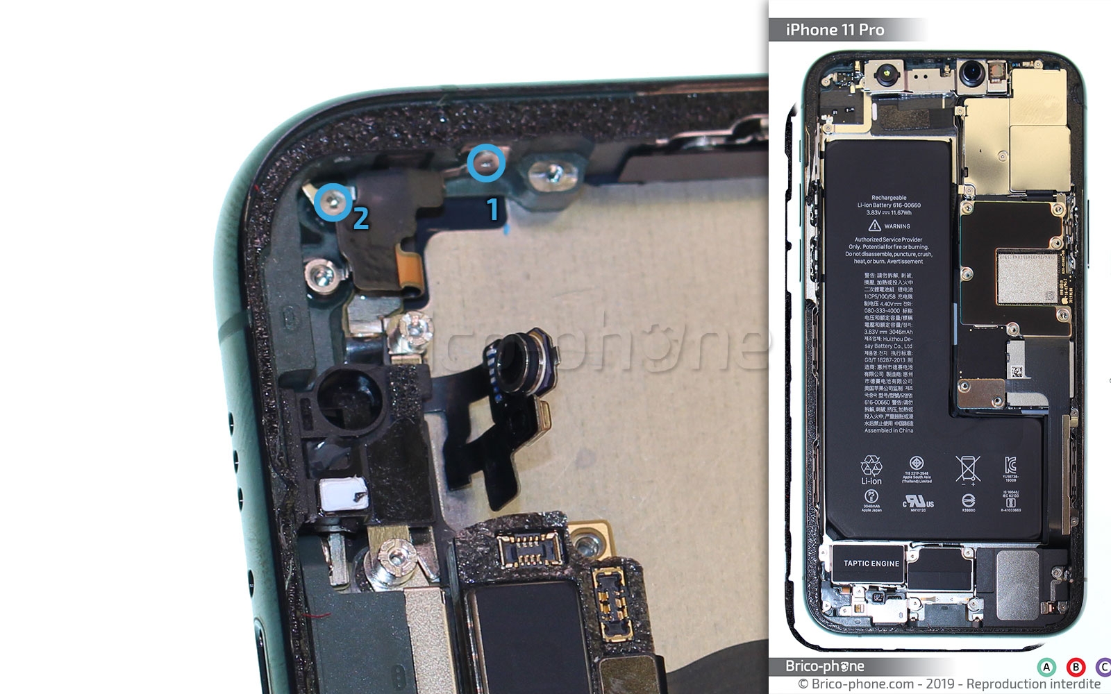 Démontage complet sur iPhone 11 Pro photo 3