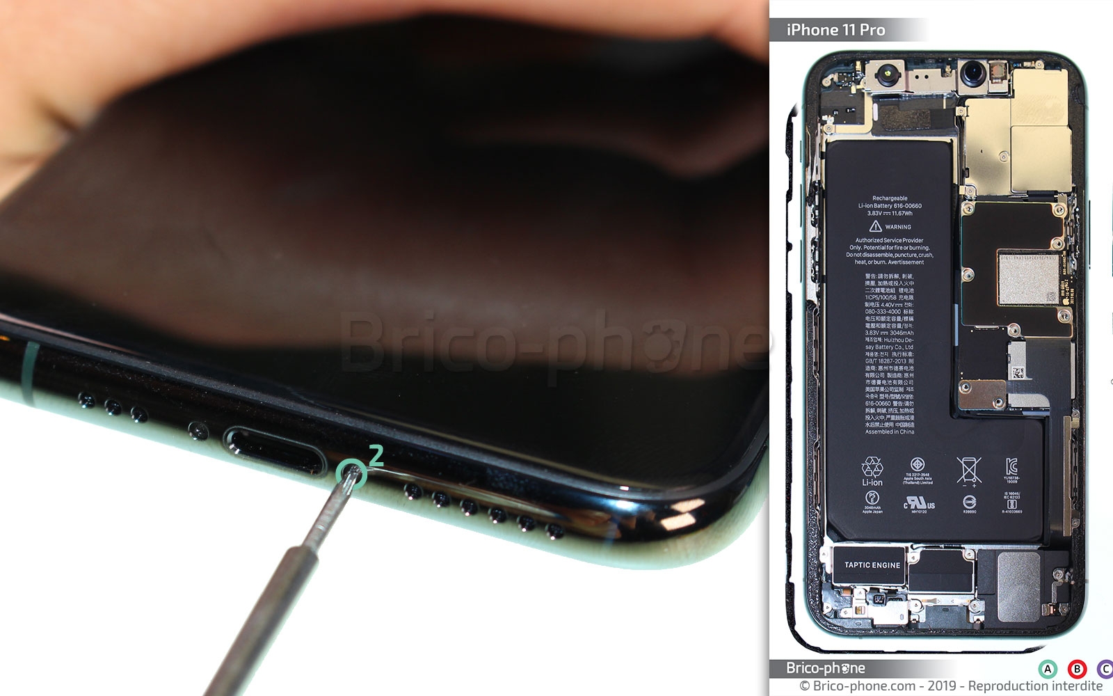 Démontage complet sur iPhone 11 Pro photo 3