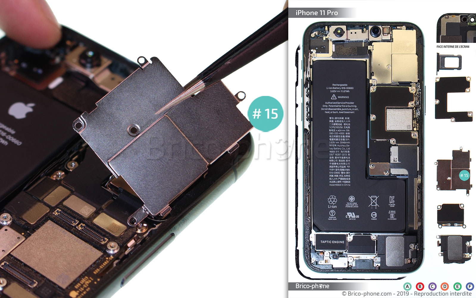 Changement de la triple caméra arrière sur iPhone 11 Pro photo 3