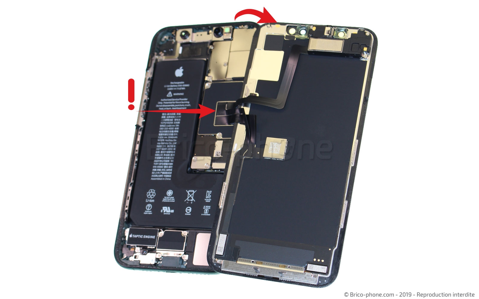 Changement du haut-parleur externe sur iPhone 11 Pro photo 3