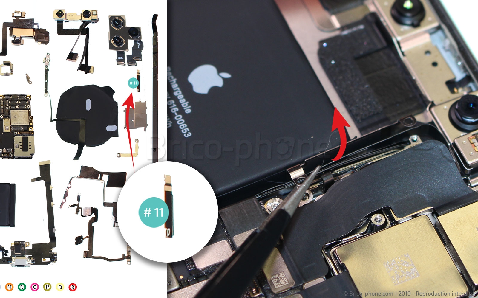 Changement de la triple caméra arrière sur iPhone 11 Pro Max photo 3