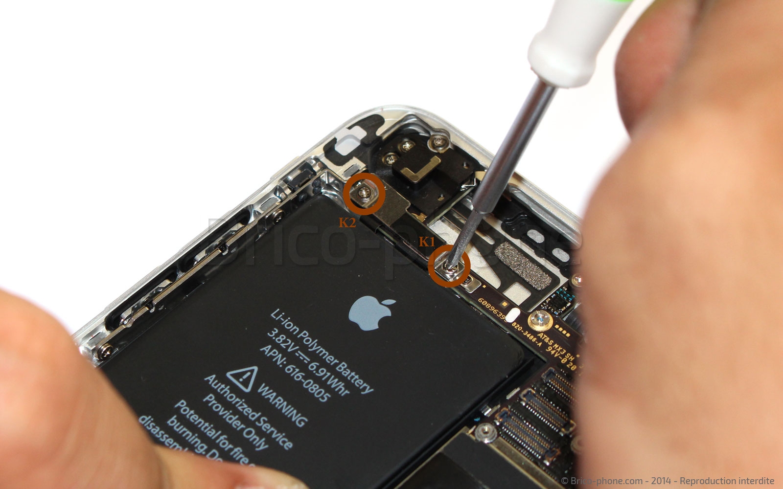 Changement du cache WiFi sur iPhone 6 photo 1