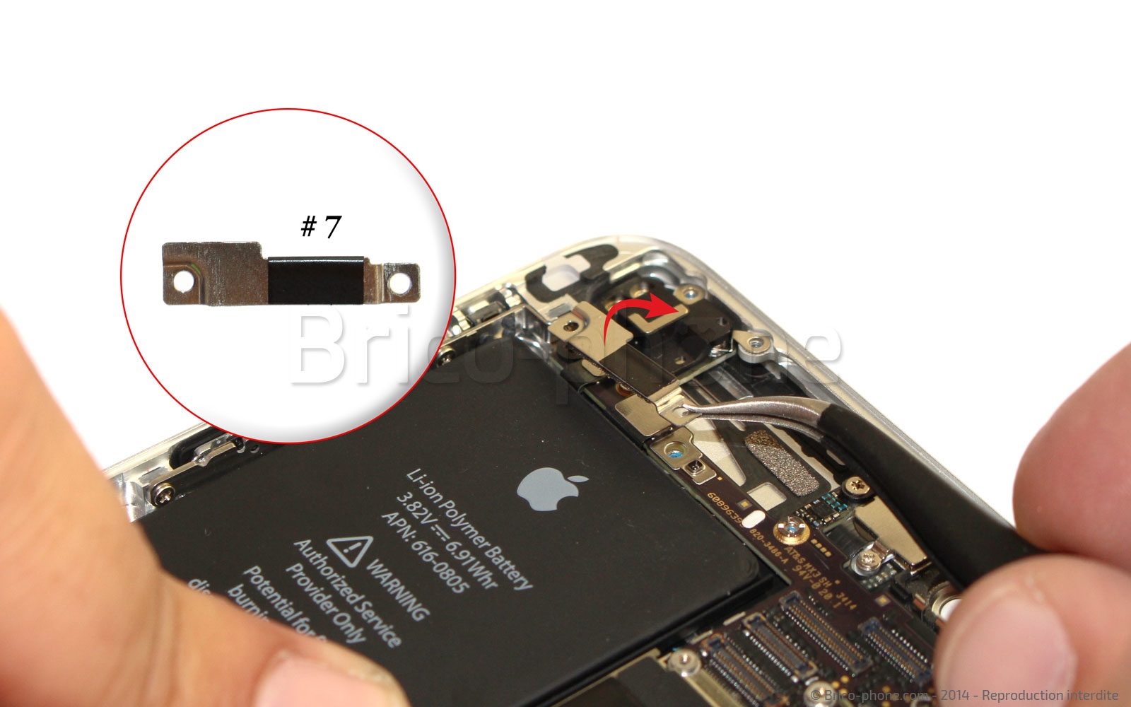 Changement du cache WiFi sur iPhone 6 photo 2