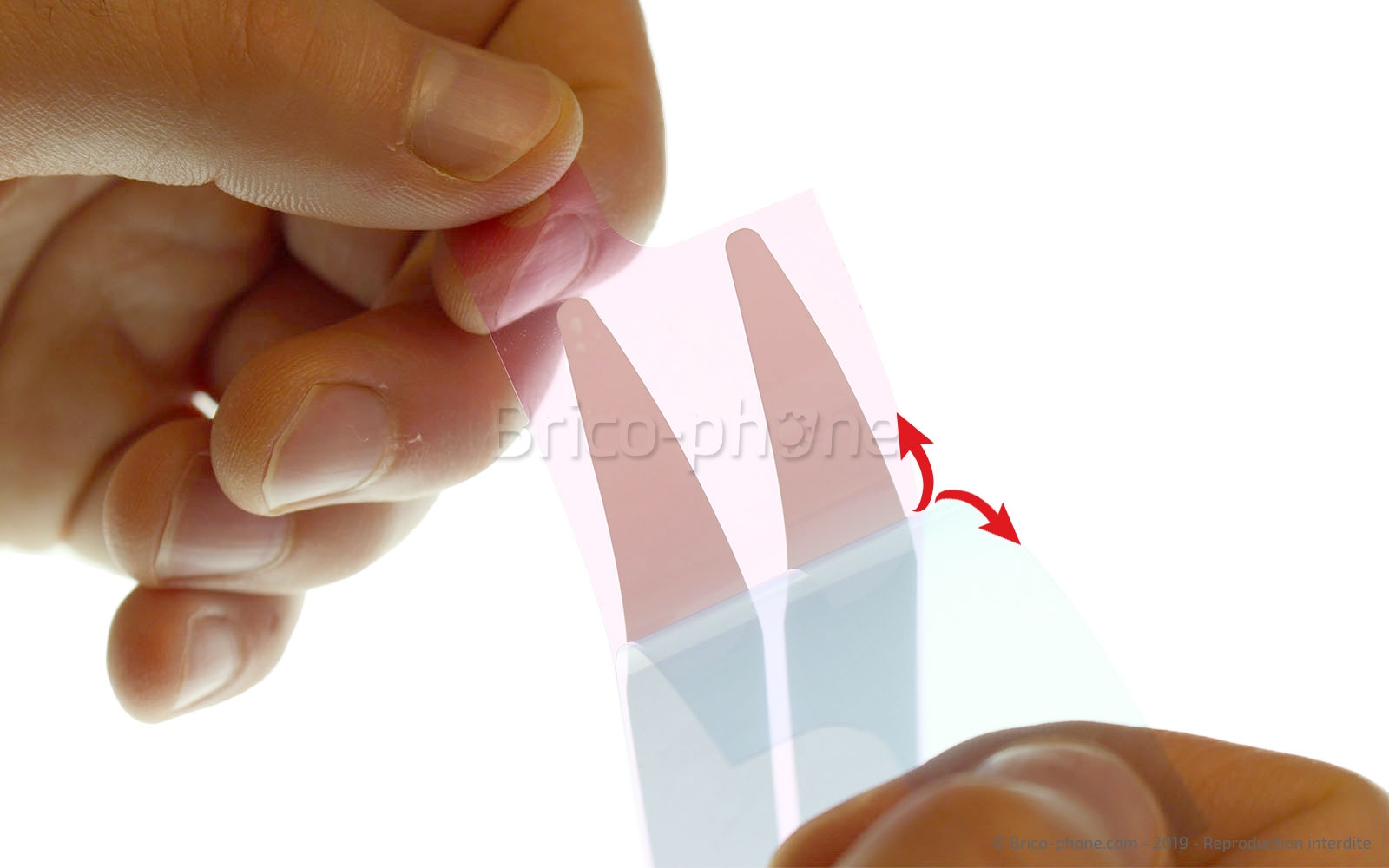Pose de stickers sur batterie d'iPhone 5C, 5S, SE, série 6 et série 7 photo 2