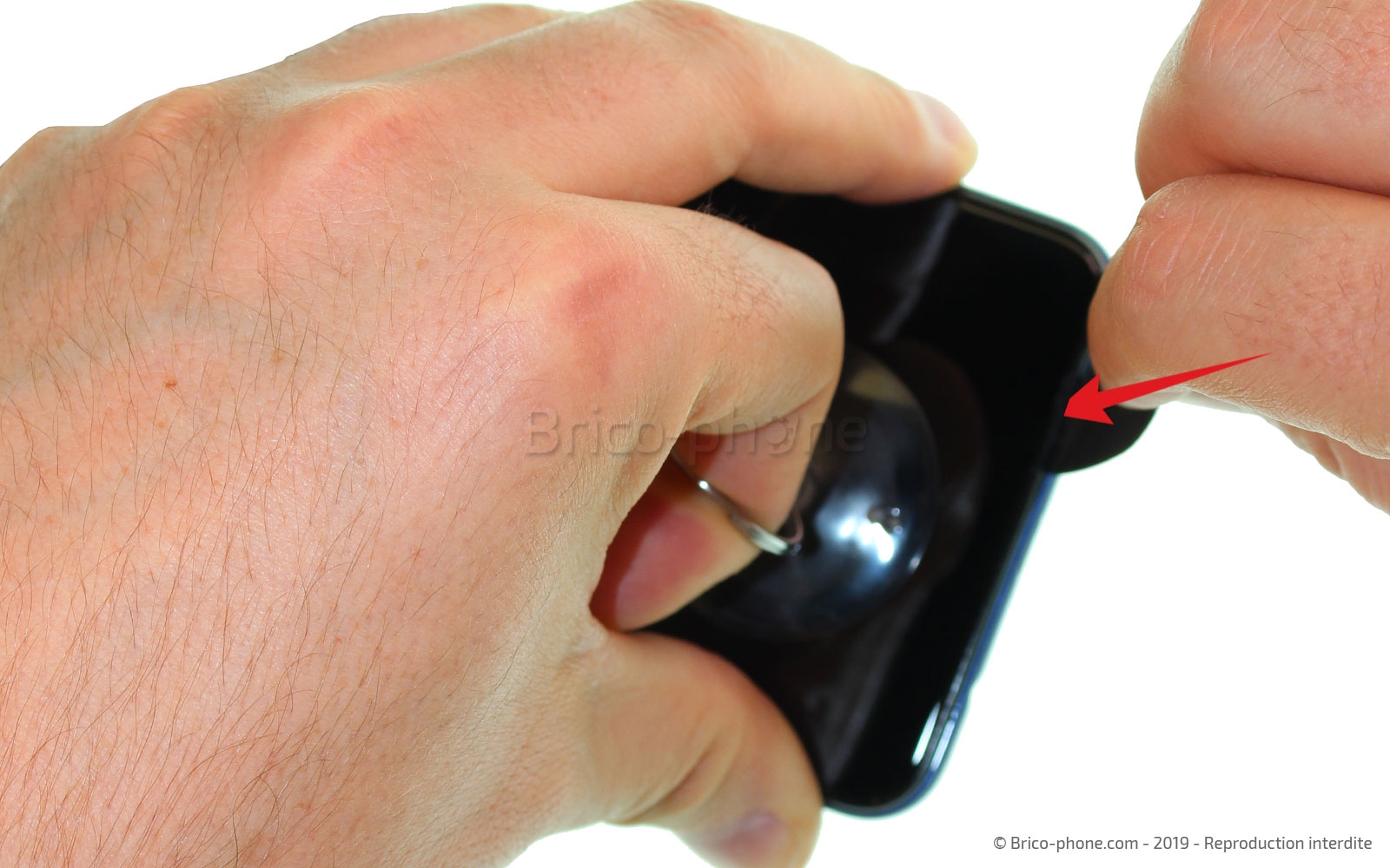 Changement du bloc écran pré-monté sur châssis sur Galaxy A10 photo 2