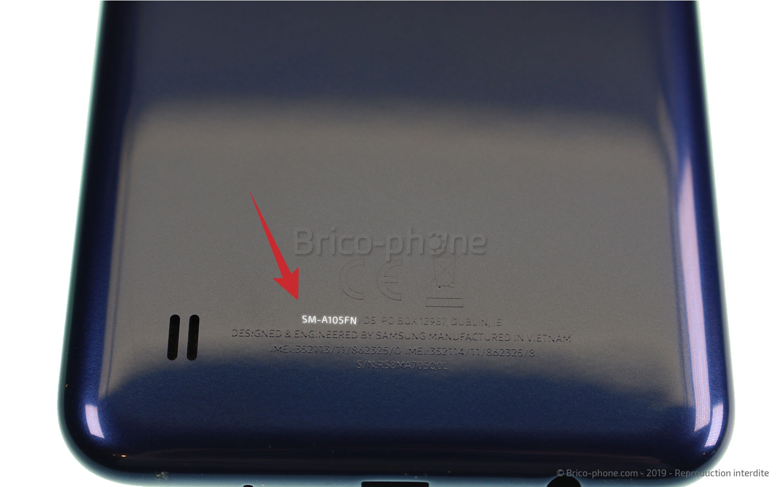 Changement de la coque arrière sur Galaxy A10 photo 1