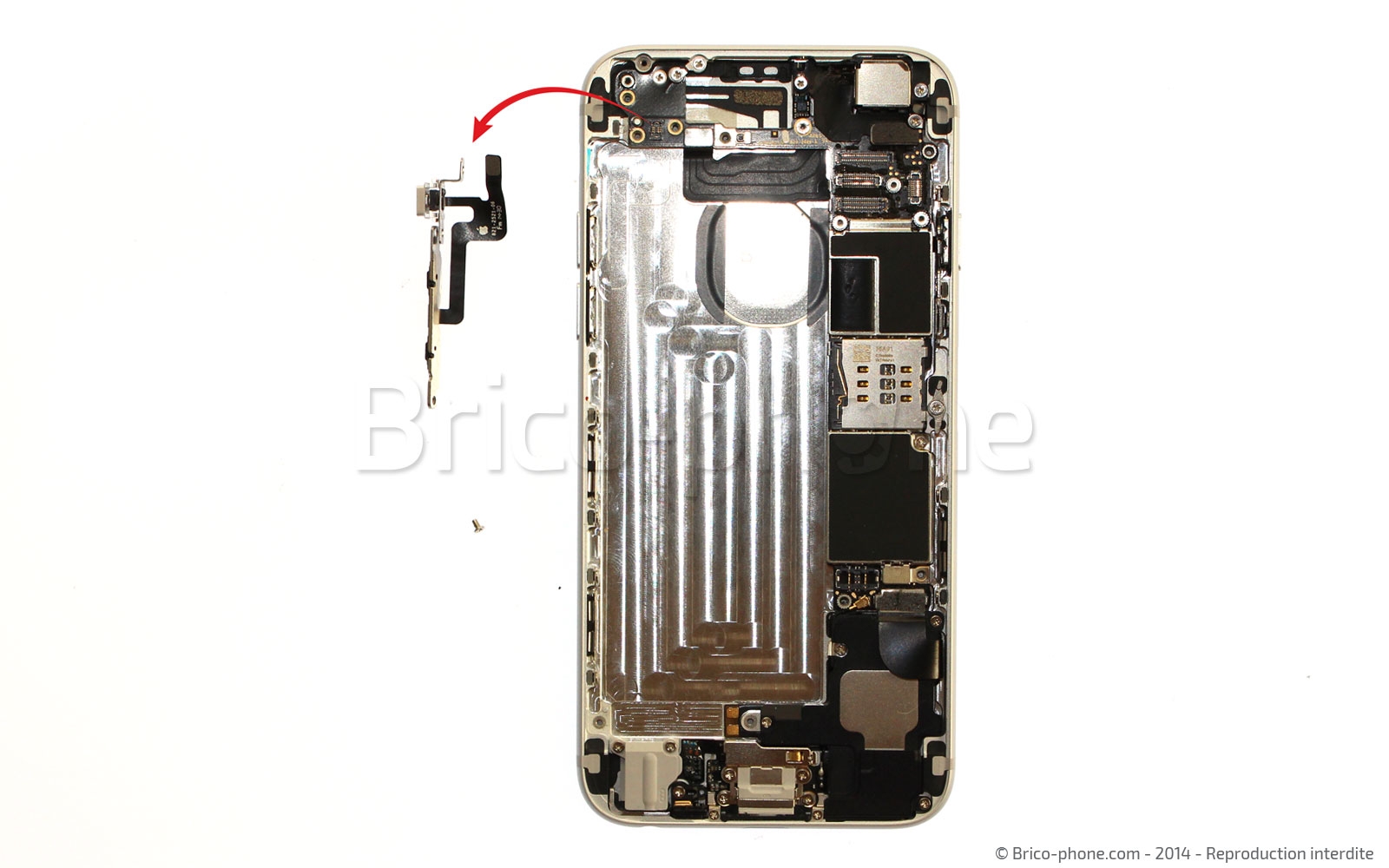 Changement de nappe volume et vibreur sur iPhone 6 photo 4