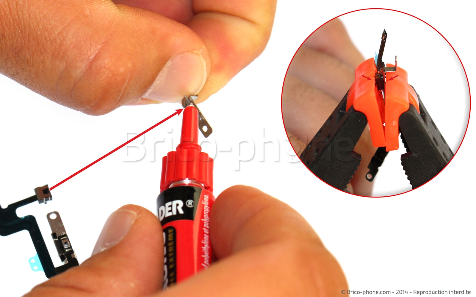 Changement de nappe volume et vibreur sur iPhone 6 photo 3