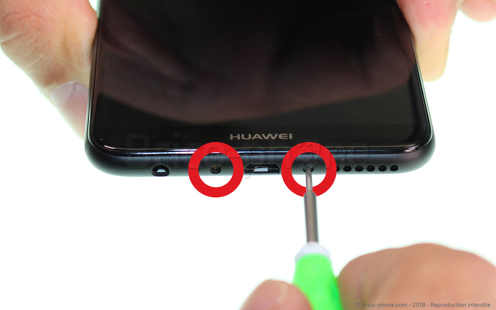 Changement du connecteur de charge sur Mate 10 Lite photo 1