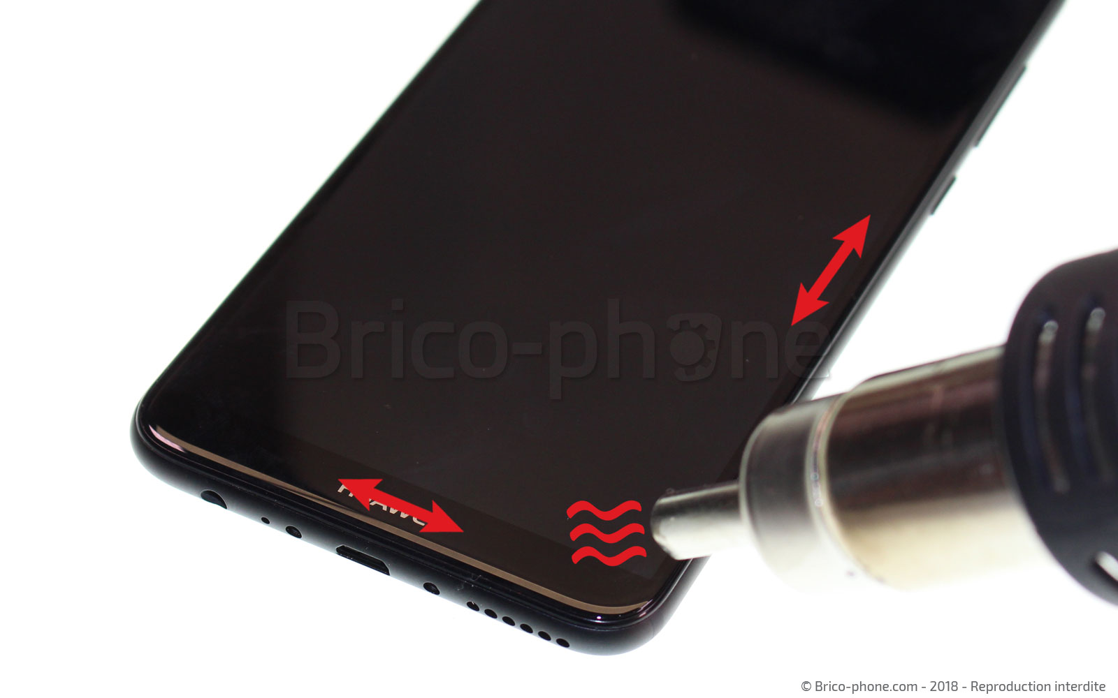 Changement du connecteur de charge sur Mate 10 Lite photo 1