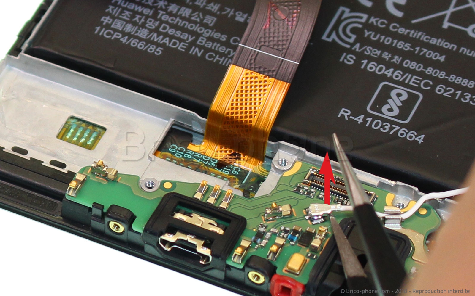 Changement du connecteur de charge sur Mate 10 Lite photo 1