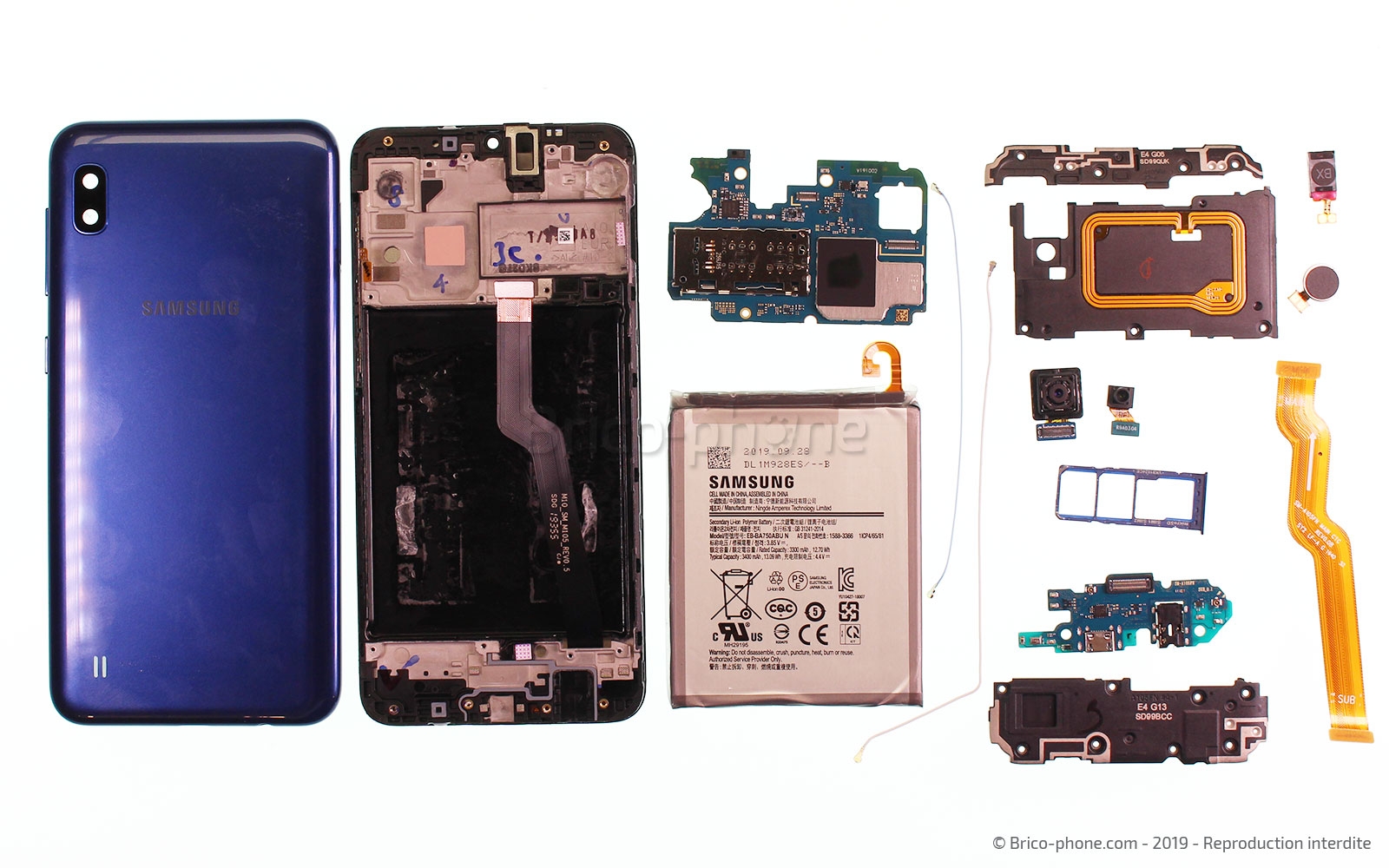Démontage complet sur Galaxy A10 photo 1