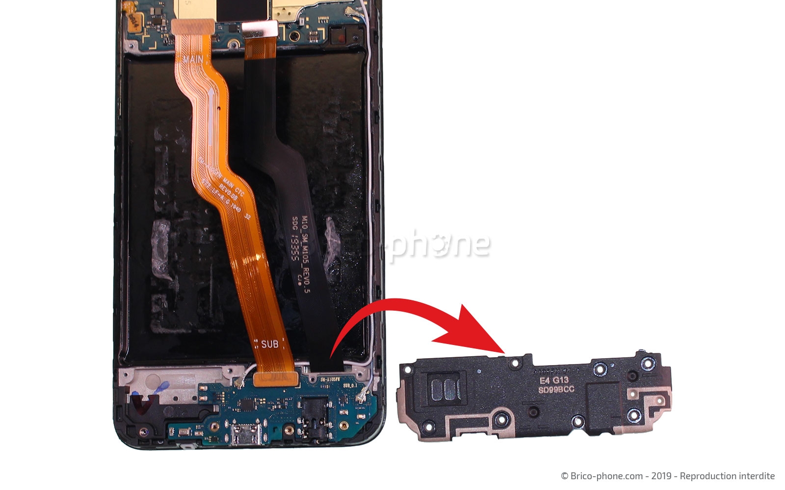 Démontage complet sur Galaxy A10 photo 3