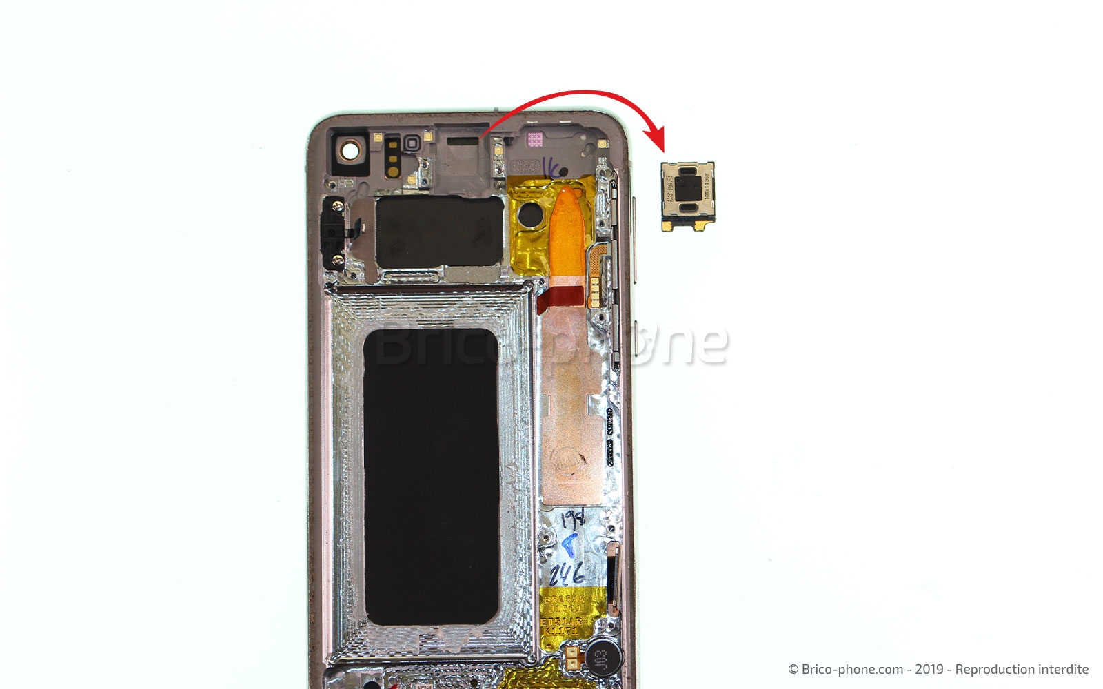 Démontage complet sur Galaxy S10e photo 2