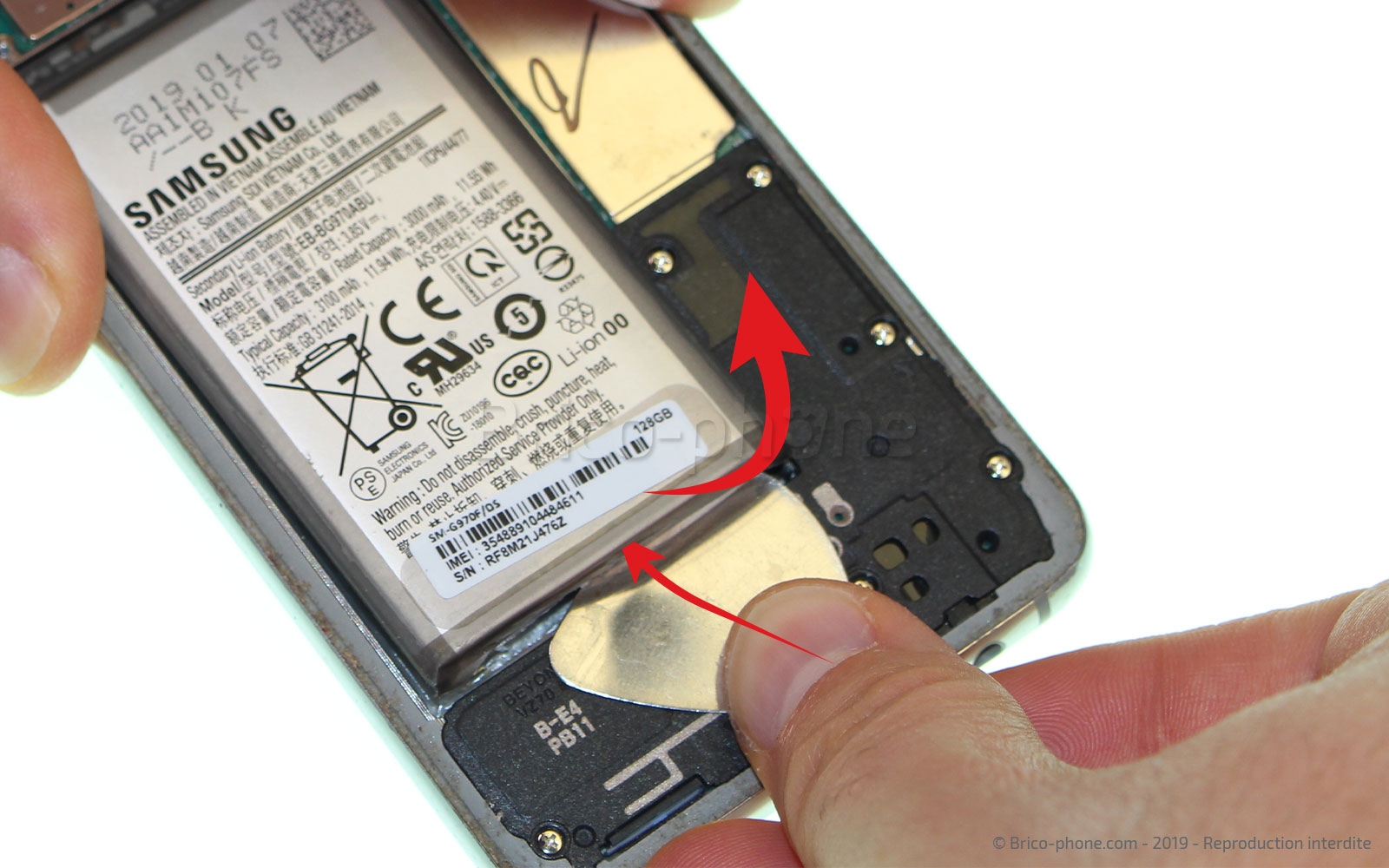 Démontage complet sur Galaxy S10e photo 1