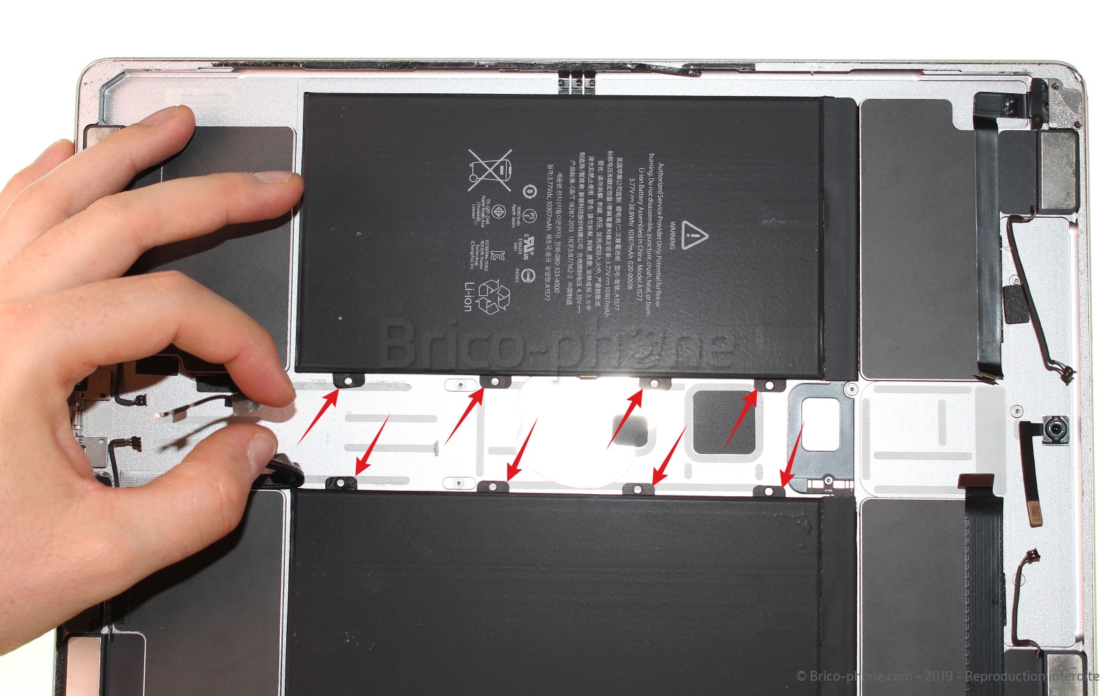 Changement de la batterie sur iPad Pro 12-9 2015 photo 2