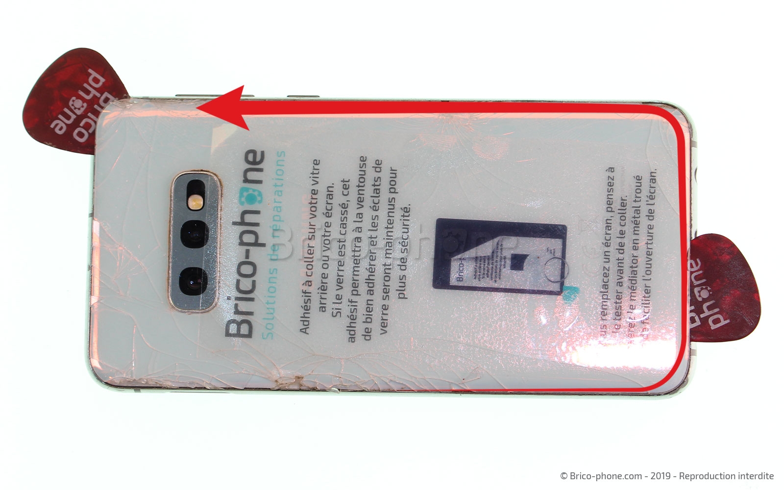 Changement de la coque arrière sur Galaxy S10e photo 1