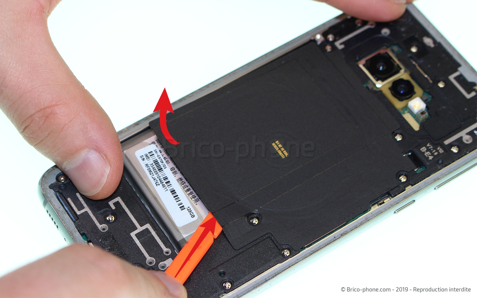 Changement de batterie sur Galaxy S10e photo 1