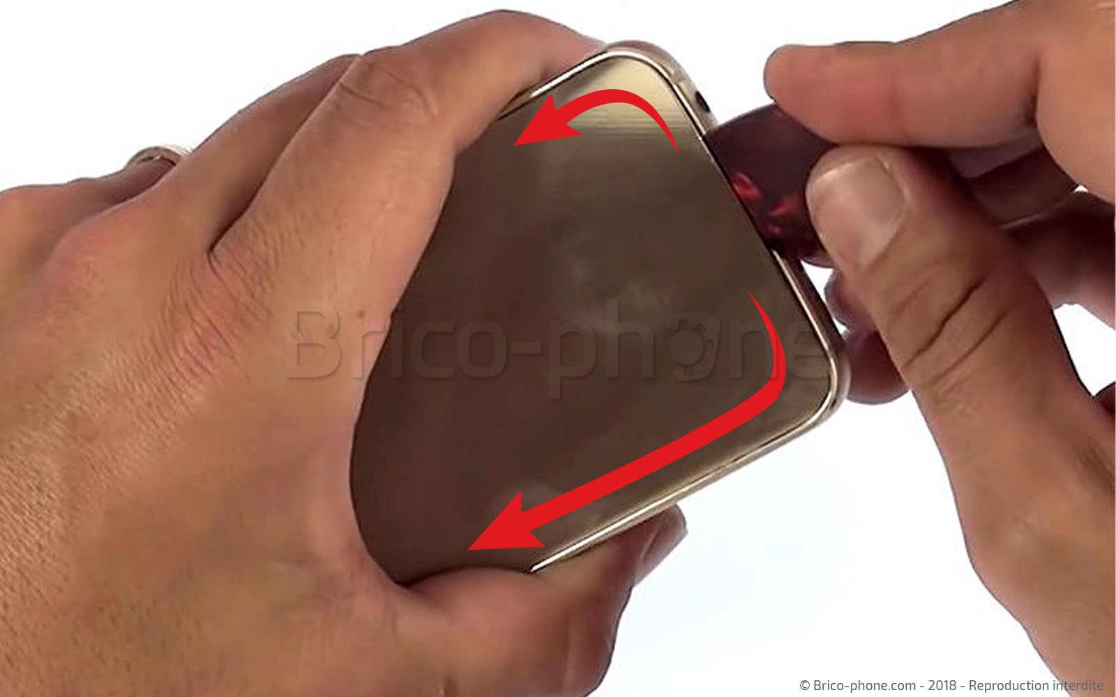 Changement du connecteur de charge et prise jack sur Galaxy S6 Edge photo 3