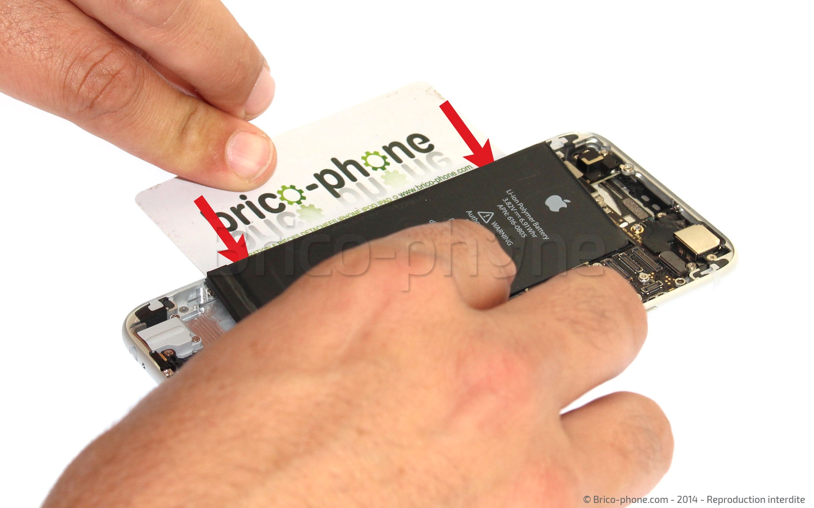 Changement de nappe bouton Power et flash sur iPhone 6 photo 1