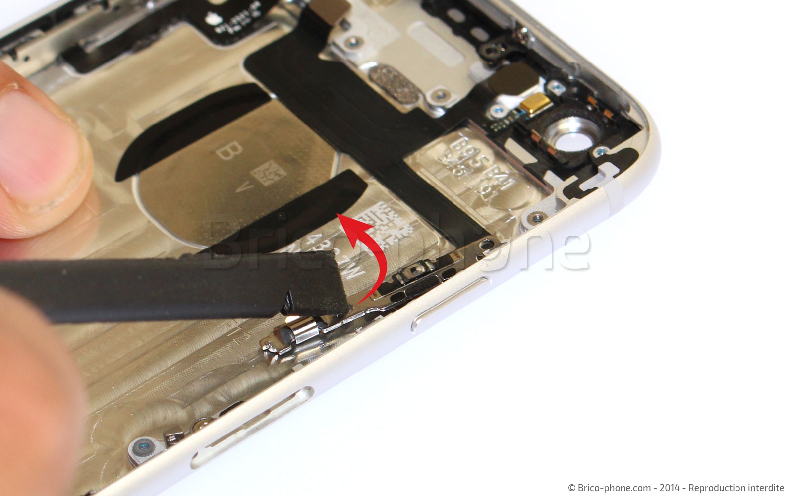 Changement de nappe bouton Power et flash sur iPhone 6 photo 1