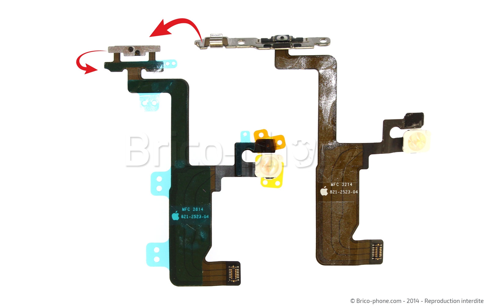 Changement de nappe bouton Power et flash sur iPhone 6 photo 1