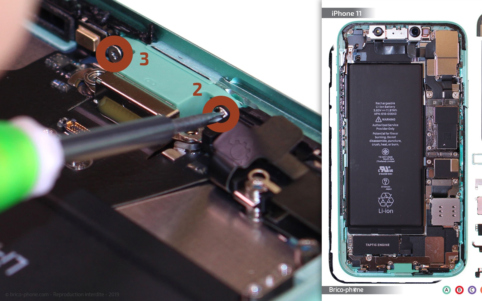 Remplacer le connecteur de charge sur iPhone 11 photo 2