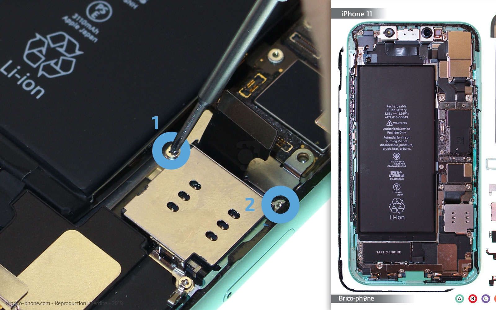 Remplacer le connecteur de charge sur iPhone 11 photo 2